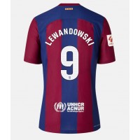 Barcelona Robert Lewandowski #9 Replika Hemmatröja 2023-24 Kortärmad